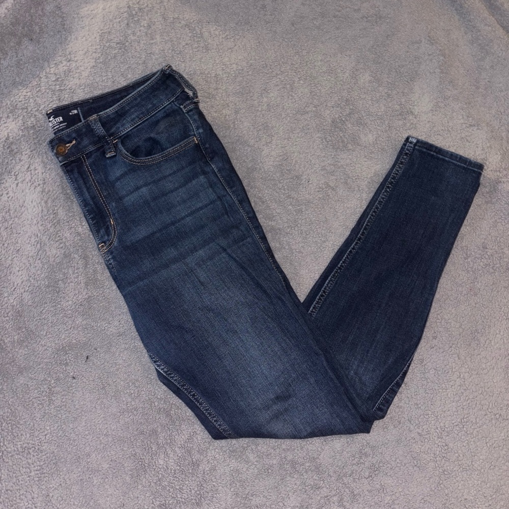 Hollister Super Skinny Blue Denim Jeans